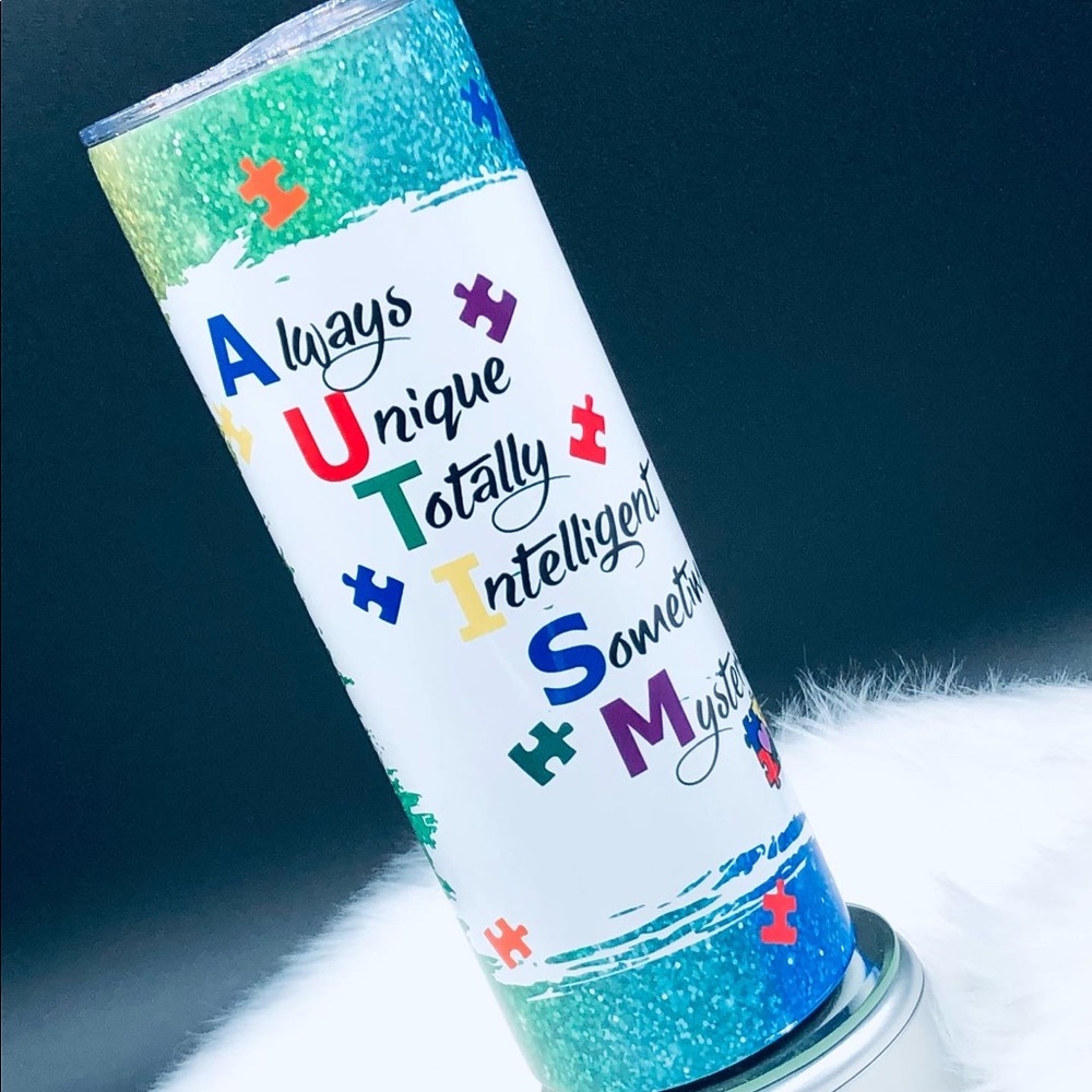 A.U.T.I.S.M Acronym Tumbler